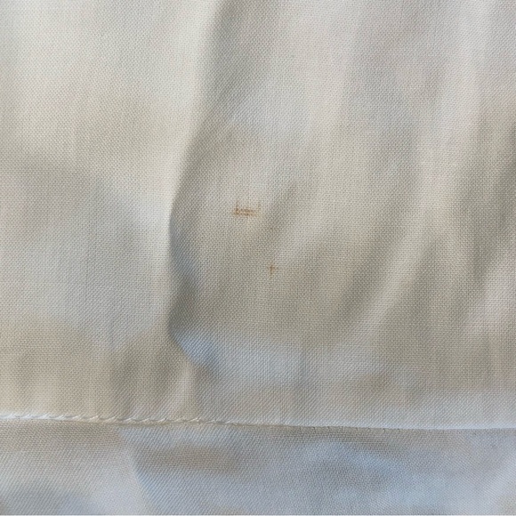 Savanna Jane Floral Embroidered Short Sleeve Rayon Top Size Large Cream Teal Red - Picture 8 of 8